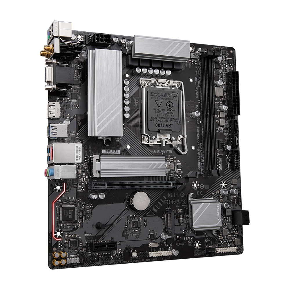 Mainboard Gigabyte B760M GAMING WIFI (rev. 1.2) | Intel B760, Socket 1700, Micro ATX, 2 khe DDR5